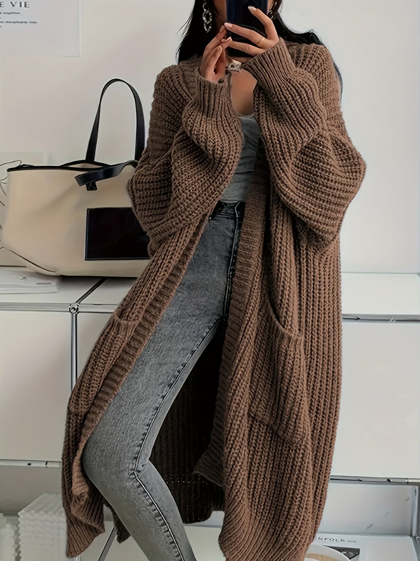 June | Alice | Cozy Confidence Longline Cardigan