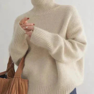 June | Amaya | Luxe Cashmere Turtleneck Sweater