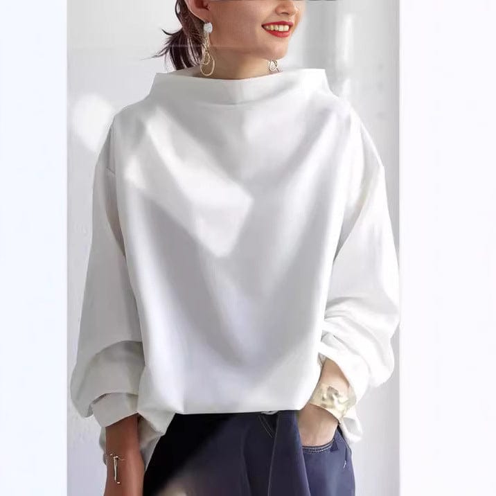 June | Lisa | High-Neck Casual Top