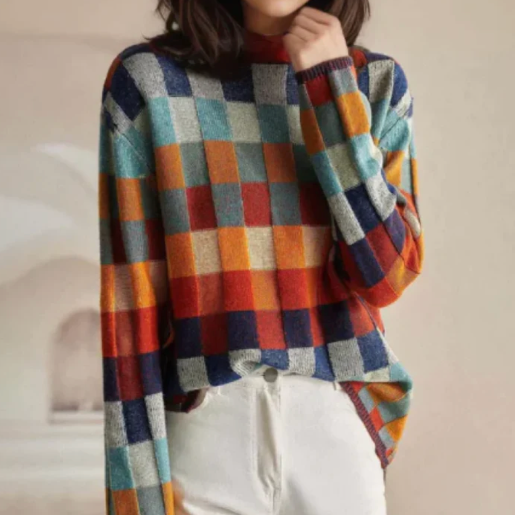 June | Isla | Cozy Retro Sweater