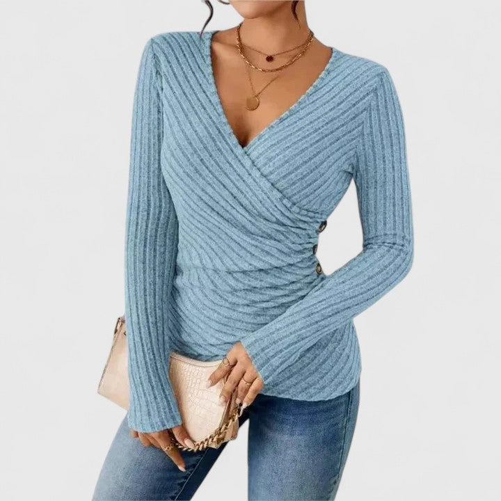 June | Elegant Tucking Top