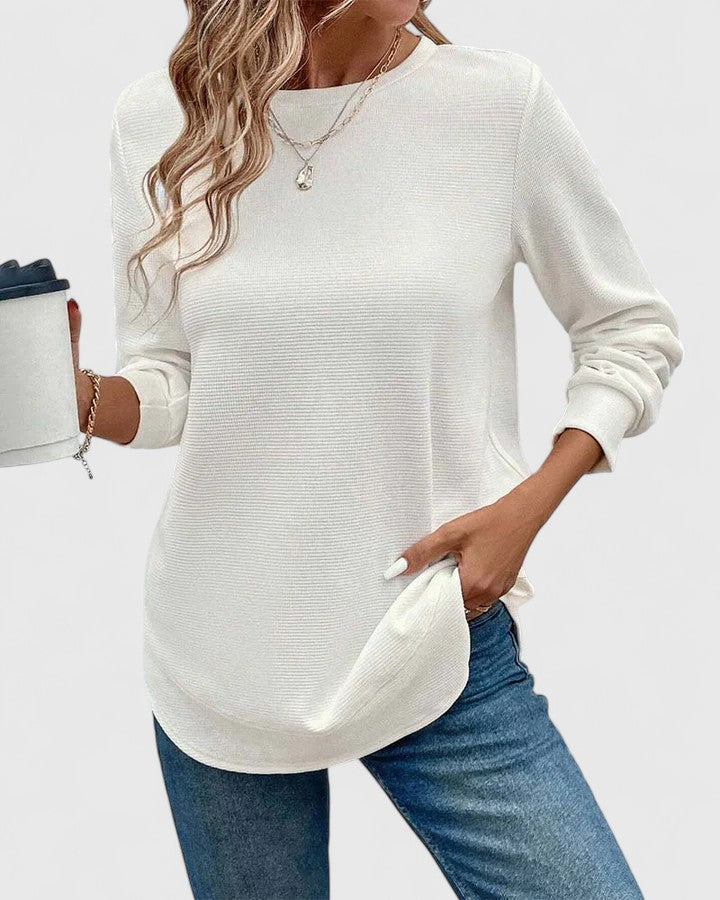 June | Elegant O-Neck Long Sleeve