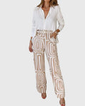 June | Stylish Pants + Free Blouse & Belt