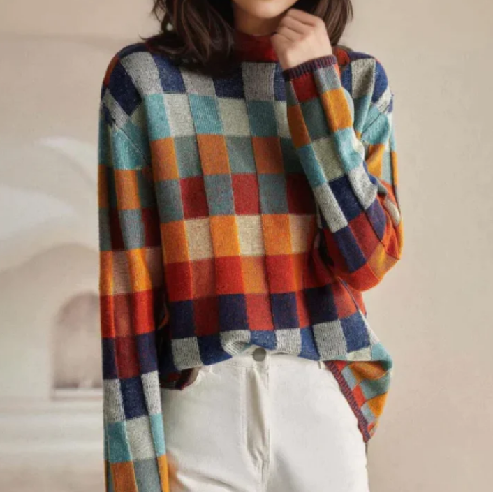 June | Isla | Cozy Retro Sweater